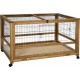 NC Cage De Petits Animaux Pour Espace Intérieur 116x75x70 Cm Bois Kerbl