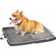 NC Coussin Matelas Chien Chat Pliable Déhoussable Gris