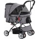 NC Poussette Buggy Pliable Chien Chat Panier Et Sac De Rangement