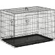 NC Cage Caisse De Transport Pliante Pour Chien 106 X 71 X 76 Cm Métal Noir