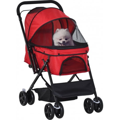 NC Poussette Buggy Pliable Chien Chat Panier Et Sac De Rangement