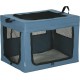 NC Sac De Transport Pliable Pour Chien Chat Acier Polyester Bleu