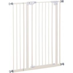 Dim Barrière De Sécurité Longueur Réglable Dim. 74-84 Cm Ou 92-102 Cm Blanc