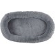 NC Grand Panier Coussin Doux Marley Pour Chien Gris