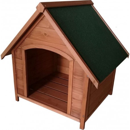 NC Niche Pour Chien Oslo Avec Toit Amovible En Bois Naturel