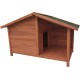 NC Niche Pour Chien Rio Avec Patio En Bois Naturel