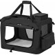 NC Sac Transport Chiens Cage De Transport, Caisse Chat, 60 X 42 X 42 Cm, Noir