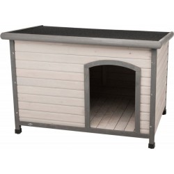 NC Niche Classic Toit Plat Taille L. 116 X 82 X 79 Cm . Grise. Pour Chiens