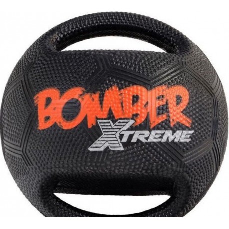 NC Zeus Balle Mini Xtreme Bomber En Caoutchouc 11,4 Cm Noir Et Orange