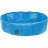 NC Piscine Ø 80 X 20 Cm Doggy Splash Bleu Pour Chien Flamingo