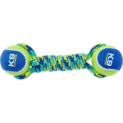 NC K9 Fitness By Zeus Double Balle De Tennis Avec Haltère 22,9 Cm