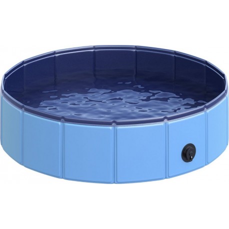 NC Piscine Bassin Chien Diamètre 80 Cm Bleu