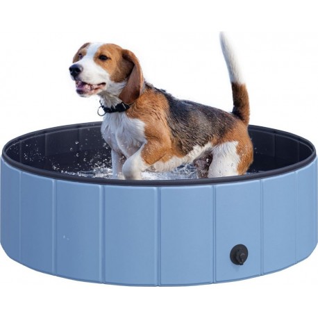 NC Piscine Bassin Chien Diamètre 100 Cm Bleu