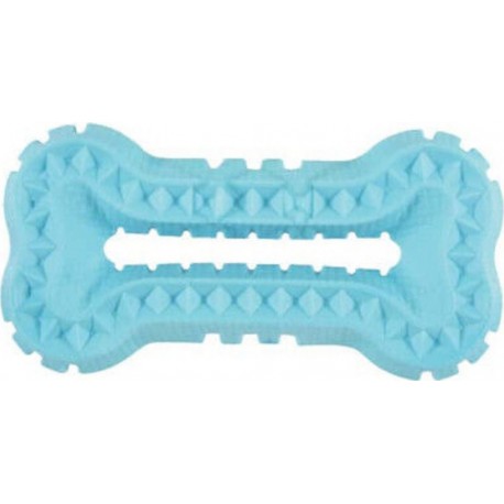 NC Jouet Os Moos Tpr Flottant Bleu 16 Cm X 3 Cm Pour Chien Zolux