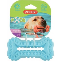 NC Jouet Os 13 Cm X 2.5 Cm Bleu Moos Tpr Flottant Pour Chien Zolux