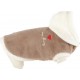 NC Pull Teddy Zolux Fourrure Taupe S 411488tau