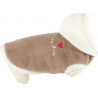 NC Pull Teddy Zolux Fourrure Taupe S 411488tau