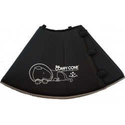 NC E-cône Comfy Cone S Long 20 Cm Noir All Four Paws