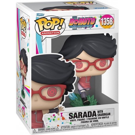 FUNKO Figurine Pop ! Boruto Sarada avec sharingan