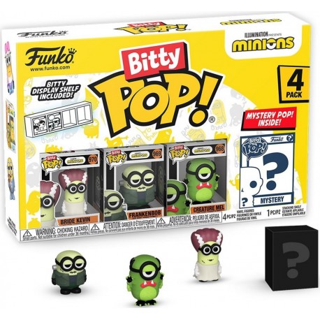 POP FUNKO Pack 4 figurines Bitty POP! Les Minions FUNKO