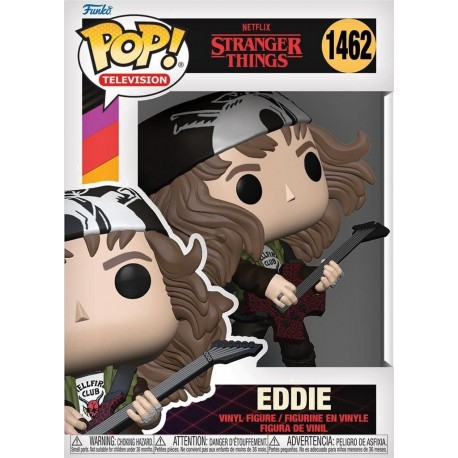 FUNKO Figurine Pop! Stranger Things Eddie avec sa guitare N° 1462