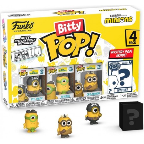 POP FUNKO Pack 4 figurines Bitty POP! Les Minions FUNKO