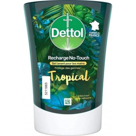 Dettol Recharge gel lavant pour mains Tropical 250ml