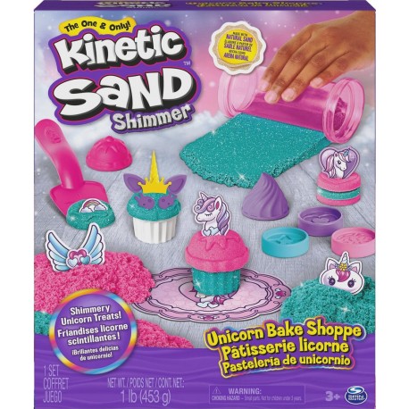 KINETIC SAND Coffret pâtisserie licorne la boîte