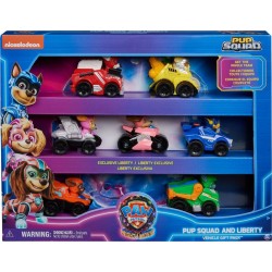 SPIN MASTER Coffret 7 Vehicule Figurines La Super Patrouille Le Film le coffret