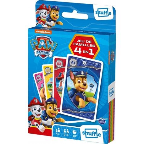 SHUFFLE 7 familles La Pat'Patrouille le jeu de 32 cartes