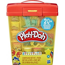 PLAY DOH Pâte à modeler avec outils PLAY-DOH 20 pots