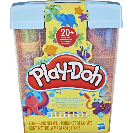 PLAY DOH Coffret  à accessoires animaux et pâte à modeler PLAY-DOH le coffret