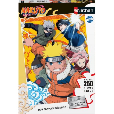 NATHAN Puzzle 250 pièces Naruto à l'académie des ninjas le puzzle