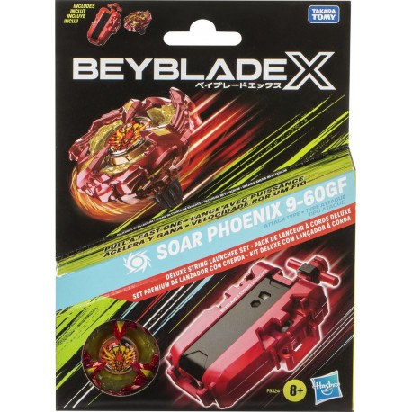 BBX BEYBLADE Toupis BBX Deluxes String Laucher set BEYBLADE la boîte