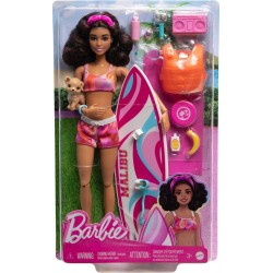 MATTEL Poupée Barbie Beach Surf la poupée