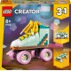 LEGO 31148 Creator Les Patins à Roulettes Rétro