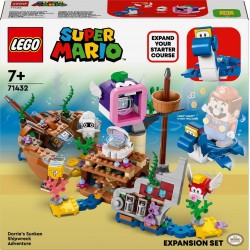 LEGO 71432 Super Mario Ensemble d'Extension Aventure dans l'Épave Engloutie avec Dorrie