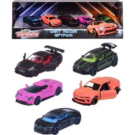 MAJORETTE Voiture de course light giftpack la boîte