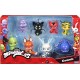 MIRACULOUS Coffret de 8 figurines Kwami lot de 8 mini figurines