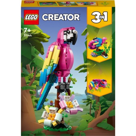 LEGO 31144 Creator Le Perroquet Exotique Rose