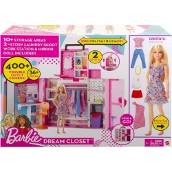 BARBIE Coffret Barbie et son mega dressing la barbie et son dressing