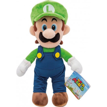 SUPER MARIO Peluche Luigi 30cm la peluche