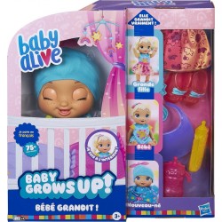 BABY ALIVE Poupée bébé grandit la poupée