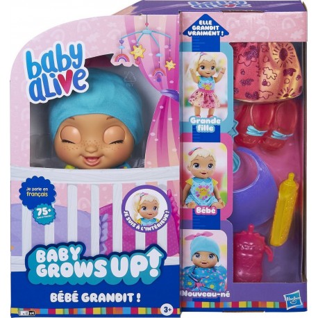 BABY ALIVE Poupée bébé grandit la poupée