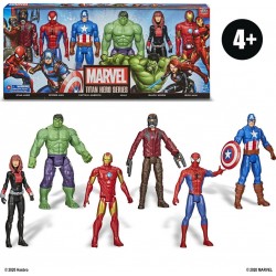 AVENGERS Figurine Universe Titan Hero x6 lot de 6 figurines