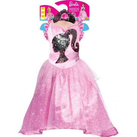 BARBIE Robe à paillettes barbie 5-6 ans le déguisement