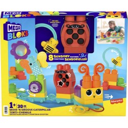 MATTEL Chenille des sens Mega Bloks jeu