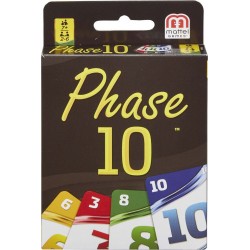 MATTEL Jeu de cartes famille Phase 10 la boîte