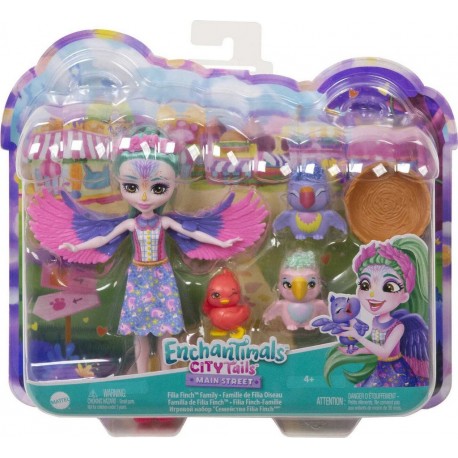 ENCHANTIMALS Poupée Famille de Filia Finch la poupée