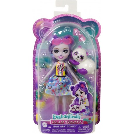 ENCHANTIMALS Poupée Violette panda la poupée